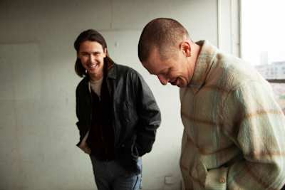 Josh Lloyd-Watson and Tom McFarland of the band Jungle.