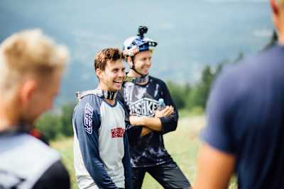 Uczestnicy Red Bull Bike Part w akcji