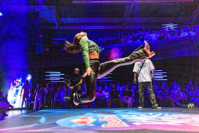 Crystal performing at Red Bull Dance Your Style Germany Final in Berlin, Germany on September 14, 2021.