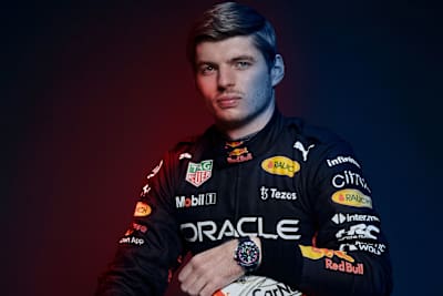 Max Wearing The Timepiece Inspired By The World Championship Winning Team