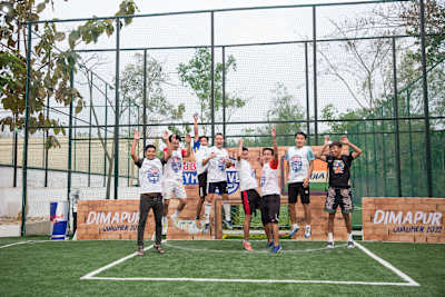 Tribals United FC at the Red Bull Neymar Jr's Five city qualifier