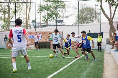 Tribals United FC at the Red Bull Neymar Jr's Five city qualifier