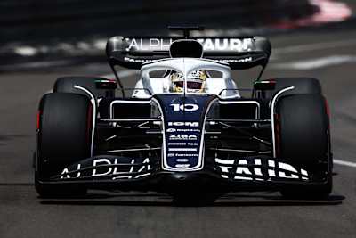 El piloto de AlphaTauri Pierre Gasly en el Gran Premio de Mónaco 2022.