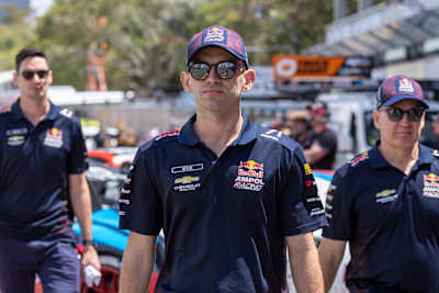 Broc Feeney is seen during stop 11 of the Supercars Championship