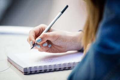 Start your doodle on a blank page