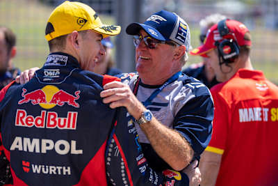 1st place Broc Feeney (Red Bull Ampol Racing) celebrates during stop 5