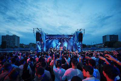Ambientazo de la segunda regional de Red Bull Batalla en Barcelona, España el 17 de junio 2023.