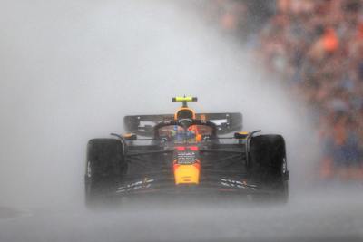 Checo Navigating The Wet