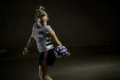 Kitti Szasz of Hungay practices in a tunnel underneath Zojoji Temple in preparation for the Red Bull Street Style world final, Tokyo, Japan on September 17th 2013. 