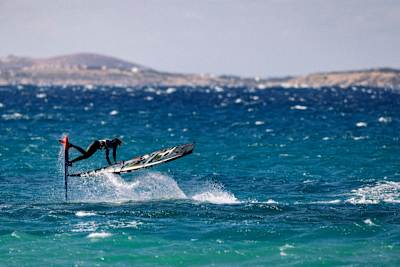 Lennart Neubauer in action at the 2024 Freestyle Pro Tour Final “Michalis Mavrogiannopoulos" in Naxos, Greece.