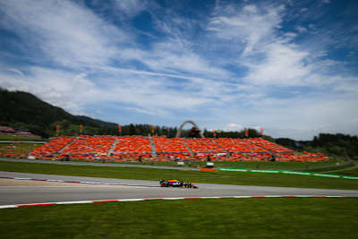 De Orange Army is altijd in grote aantallen aanwezig in Spielberg