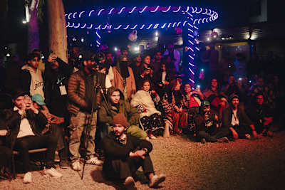 Live crowd enjoying the music - The Jam