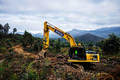 Maydena Bike Park is fortunate to build as big and wild as they please.