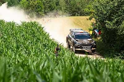 Kajetan Kajetanowicz w akcji w Rajdzie Polski WRC 2024