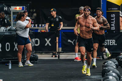 Jake Dearden, Red Bull athlete, performs at the Hyrox World Championship