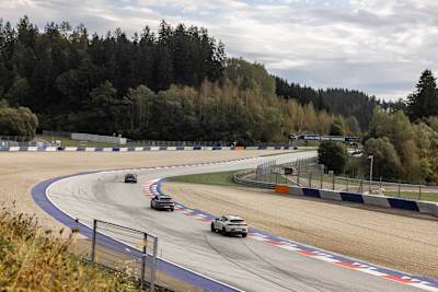 Die CUPRA Modelle auf der Teststrecke des Red Bull Rings.