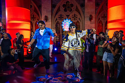 Neel Salekar and Ruhee Dosani at Red Bull Dance Your Style World Final 2024