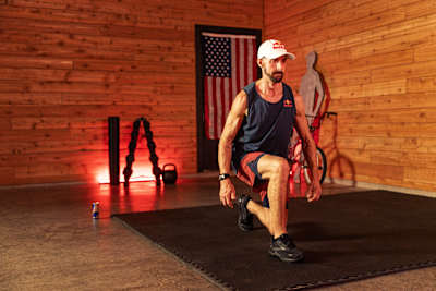 Терри Адамс и его домашняя тренировка 