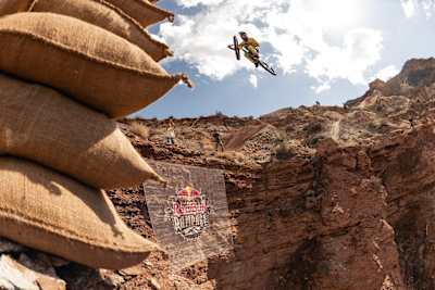 Adolf Silva rides at Red Bull Rampage.