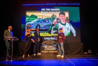 Fans voted Rahill as the ERC Rookie of the Year for 2025