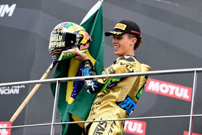 Diogo Moreira campeão do Mundial de Moto2