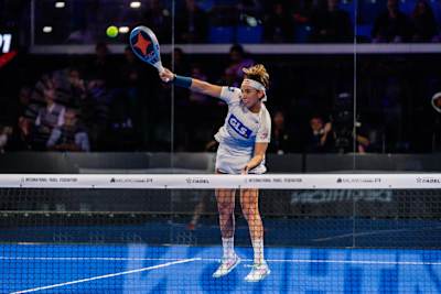 Беатріс Гонсалес на Premier Padel у Мілані, Італія, 10 грудня 2023 року.