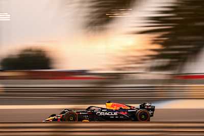 Max puts the RB21 through its paces under the Bahraini sun