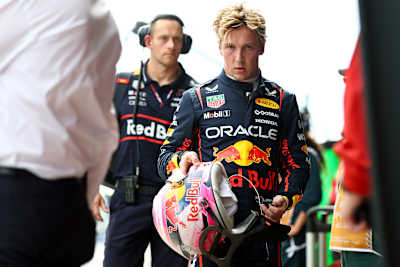 Liam preparing for his first qualifying session