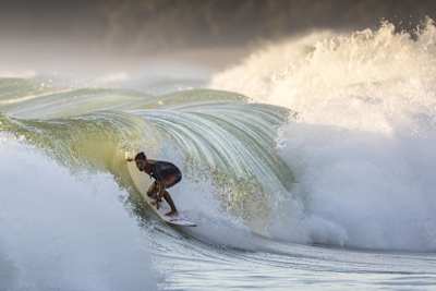 Kehu Butler performs in Piha, New Zealand