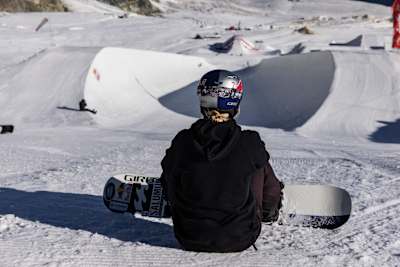 Maddie Mastro at the Red Bull Performance camp in Saas Fee, Switzerland