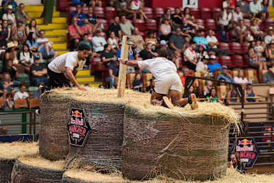 Hay Bale Hustle at Red Bull Rancher Strong