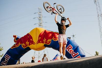 Brajan Nowak na zawodach Nie Pompujesz - Nie Jedziesz 