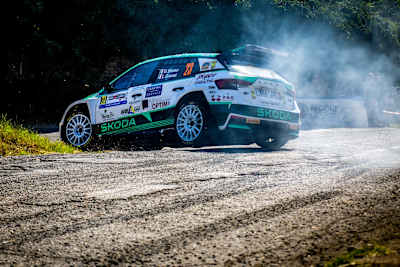 Double European champion Basso was slowed by tyre damage