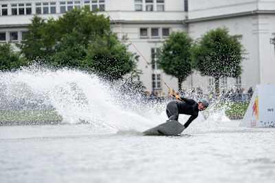 Red Bull Wake the city action shot