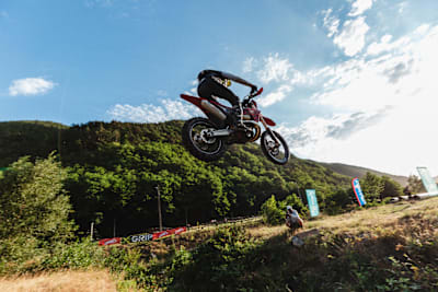 Олексій Добичін під час перегонів Red Bull Romaniacs.