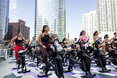 Participants at Red Bull Sweat the Deck in Chicago, Illinois
