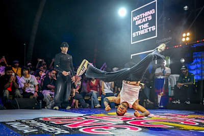 B-Boy Tornado performs at Red Bull BC One Cypher India 2025