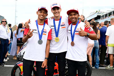 Veda Pratama, runner up Red Bull MotoGP Rookies Cup 2025