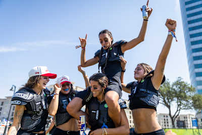 Kaitlyn Hoefling, leading a team of content creators at Red Bull Flugtag