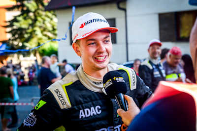 Junior ERC champion Carlberg gets a helping hand at home