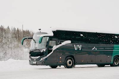 Vy med transport til Hafjell