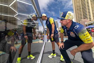 Broc and Will check out the Red Bull Ampol Racing Summer Edition Livery