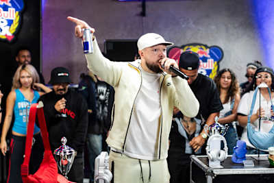 Mistah Cee performs at Red Bull Mic Flex 2026 in Sydney