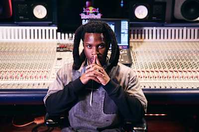 Denzel Curry records a new track for Red Bull 64 Bars