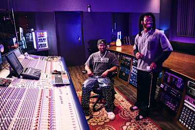 Denzel Curry and Hit-Boy collaborate in the studio