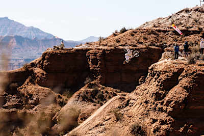 Robin Goomes pushes progression with a step-down backflip