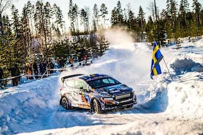 Johansson was rapid in Sweden at Junior WRC level