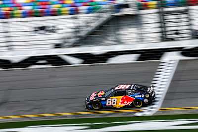 Connor Zilisch at the Daytona 500 in Daytona Beach, Florida
