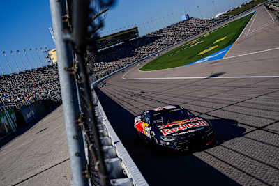 Shane Van Gisbergen at Kansas Speedway, an oval track