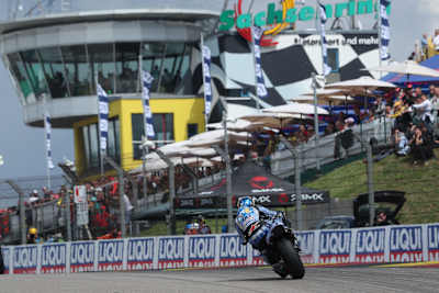 Alex Marquez na torze Sachsenring